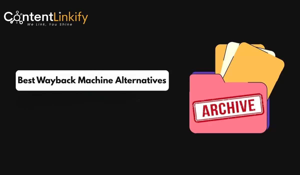 Wayback Machine Alternatives